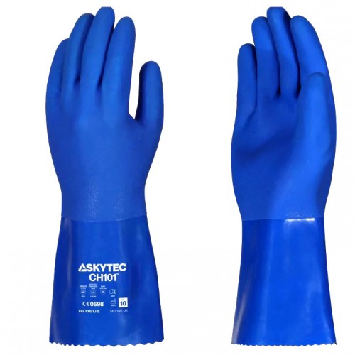 PVC darbo pirštinės SKYTEC CH101 (30 cm)