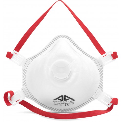 Vienkartinis respiratorius FFP3 su vožtuvu Active AIR R32